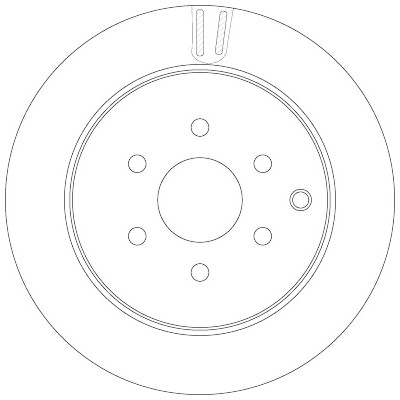 Set di (2) dischi freno TRW DF6289