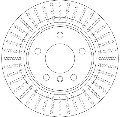 Set di (2) dischi freno TRW DF6313