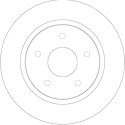 Set di dischi freno TRW DF6325