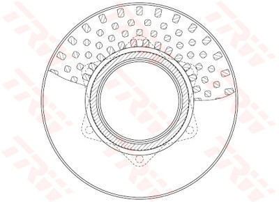 Disco freno TRW DF6334S