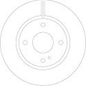 Set di dischi freno TRW DF6399