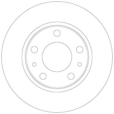 Set di (2) dischi freno TRW DF6412