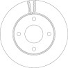 Set di dischi freno TRW DF6417