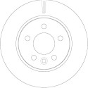 Set di dischi freno TRW DF6482