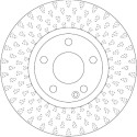 Set di dischi freno TRW DF6501