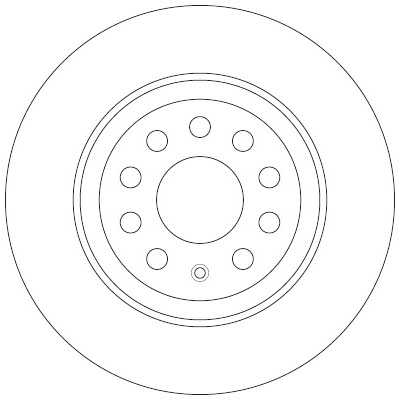 Set di (2) dischi freno TRW DF6504