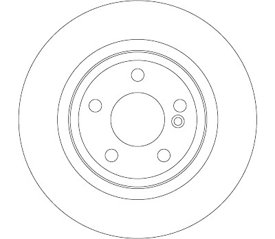 Set di (2) dischi freno TRW DF6634
