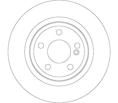 Set di (2) dischi freno TRW DF6634