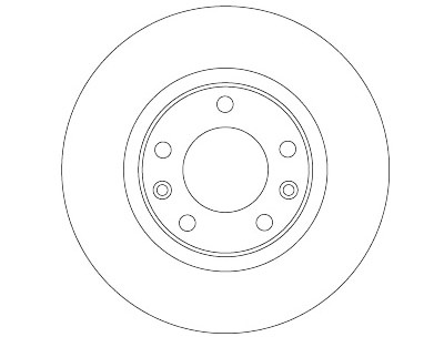 Set di (2) dischi freno TRW DF6656