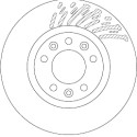 Set di dischi freno TRW DF6657