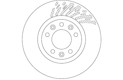 Set di (2) dischi freno TRW DF6657
