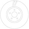 Set di dischi freno TRW DF6662S