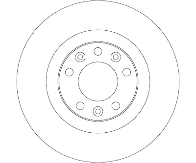 Set di (2) dischi freno TRW DF6667