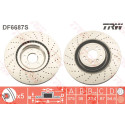 Set di dischi freno TRW DF6687S