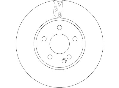 Disco freno TRW DF6745S