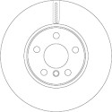 Set di dischi freno TRW DF6747S