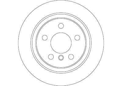 Set di (2) dischi freno TRW DF6756