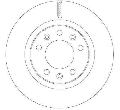Set di (2) dischi freno TRW DF6785
