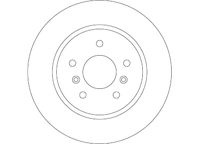 Set di (2) dischi freno TRW DF6787