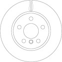 Set di dischi freno TRW DF6799