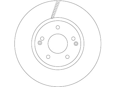 Set di (2) dischi freno TRW DF6804