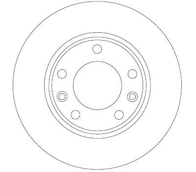 Set di (2) dischi freno TRW DF6910