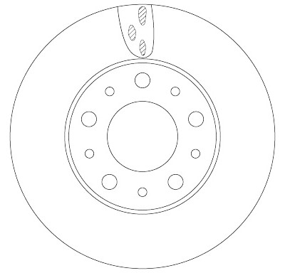 Disco freno TRW DF6918S