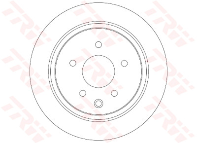 Set di (2) dischi freno TRW DF7369