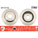 Set di dischi freno TRW DF7371S