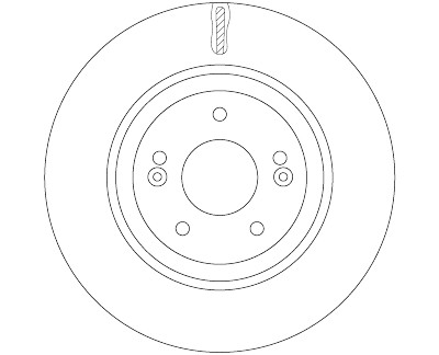 Set di (2) dischi freno TRW DF7592