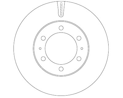 Disco freno TRW DF7827S