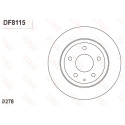 Set di 2 dischi freno TRW DF8115