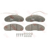 Set di 4 pastiglie freno COTEC TRW GDB1077