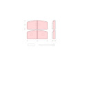 Set di 4 pastiglie freno TRW GDB108