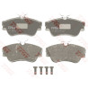 Set di 4 pastiglie freno COTEC TRW GDB1092
