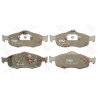 Set di 4 pastiglie freno COTEC TRW GDB1107