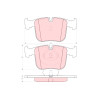 Set di 4 pastiglie freno TRW GDB1118