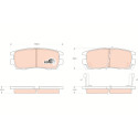 Set di 4 pastiglie freno COTEC TRW GDB1127