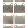 Set di 4 pastiglie dei freni COTEC