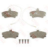 Set di 4 pastiglie freno TRW GDB1203