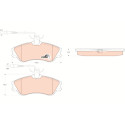 Set di 4 pastiglie dei freni COTEC