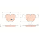 Set di 4 pastiglie freno COTEC TRW GDB1261