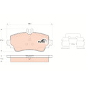 Set di 4 pastiglie freno COTEC TRW GDB1292