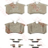 Set di 4 pastiglie dei freni COTEC