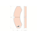 Set di 4 pastiglie freno COTEC TRW GDB1345