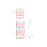 Set di 4 pastiglie freno TRW GDB1368