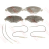 Set di 4 pastiglie freno COTEC TRW GDB1448