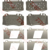 Set di 4 pastiglie freno COTEC TRW GDB1454