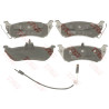 Set di 4 pastiglie freno COTEC TRW GDB1456