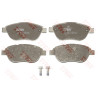 Set di 4 pastiglie freno COTEC TRW GDB1464